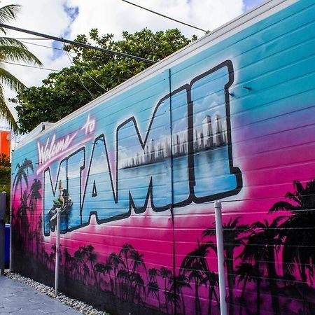Unique Miami Art Escape W/ Hottub, Arcade & Murals Buitenkant foto
