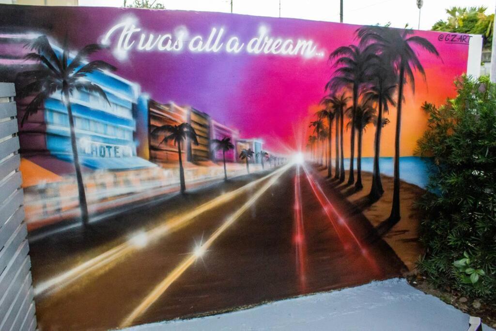 Unique Miami Art Escape W/ Hottub, Arcade & Murals Buitenkant foto